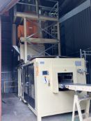 Willems BPV-300-HL30 BALING LINE serial no. 170091, year of manufacture 2017, capacity 250 bale/h,