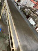 Two Belt Bale Conveyors, each 1m wide x 8m long overall, with pneumatic bale puller (to palletiser