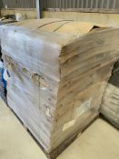 One Full Pallet (QTY 2000) & One Part Pallet (mainly full) of 20kg Plain Paper Sacks, 760mm x