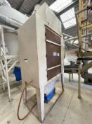 Airmaster 42M 4.0kW DUST COLLECTION UNIT, serial no. 90128610, with ducting to mixer and packing