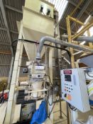 Tascol Shore 25kg (max. cap.) CONVEYOR FED LOAD CELL PACKING WEIGHER, serial no. 15700, type