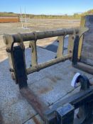 Loading Shovel Fork Attachment, approx. 2.2m wide (understood to be suitable for Volvo L120)