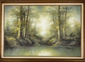 Forest Lake - Original Oil on Canvas