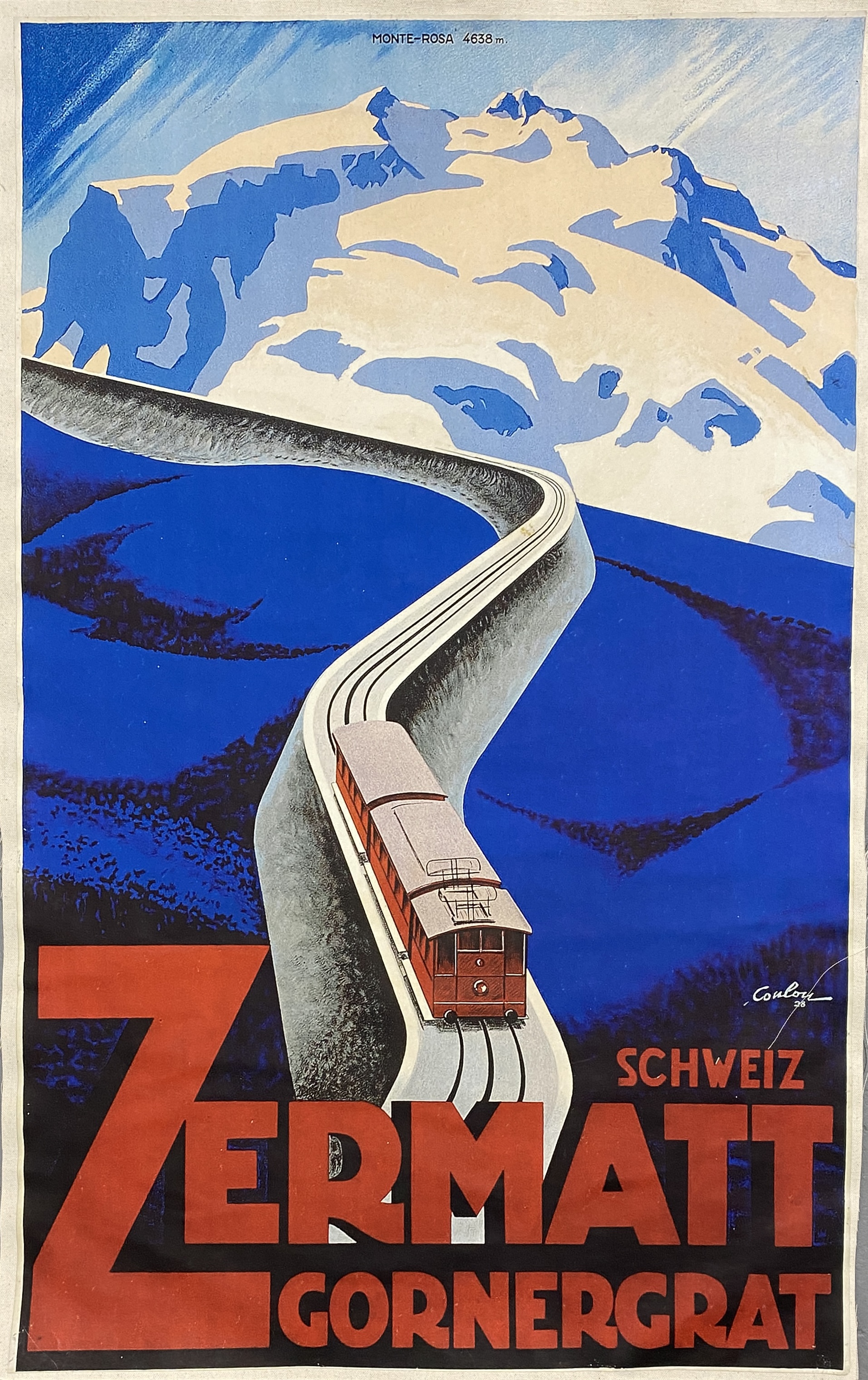 Zermatt Swiss Poster