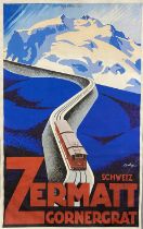 Zermatt Swiss Poster