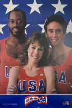 US Track & Field Poster, 1984