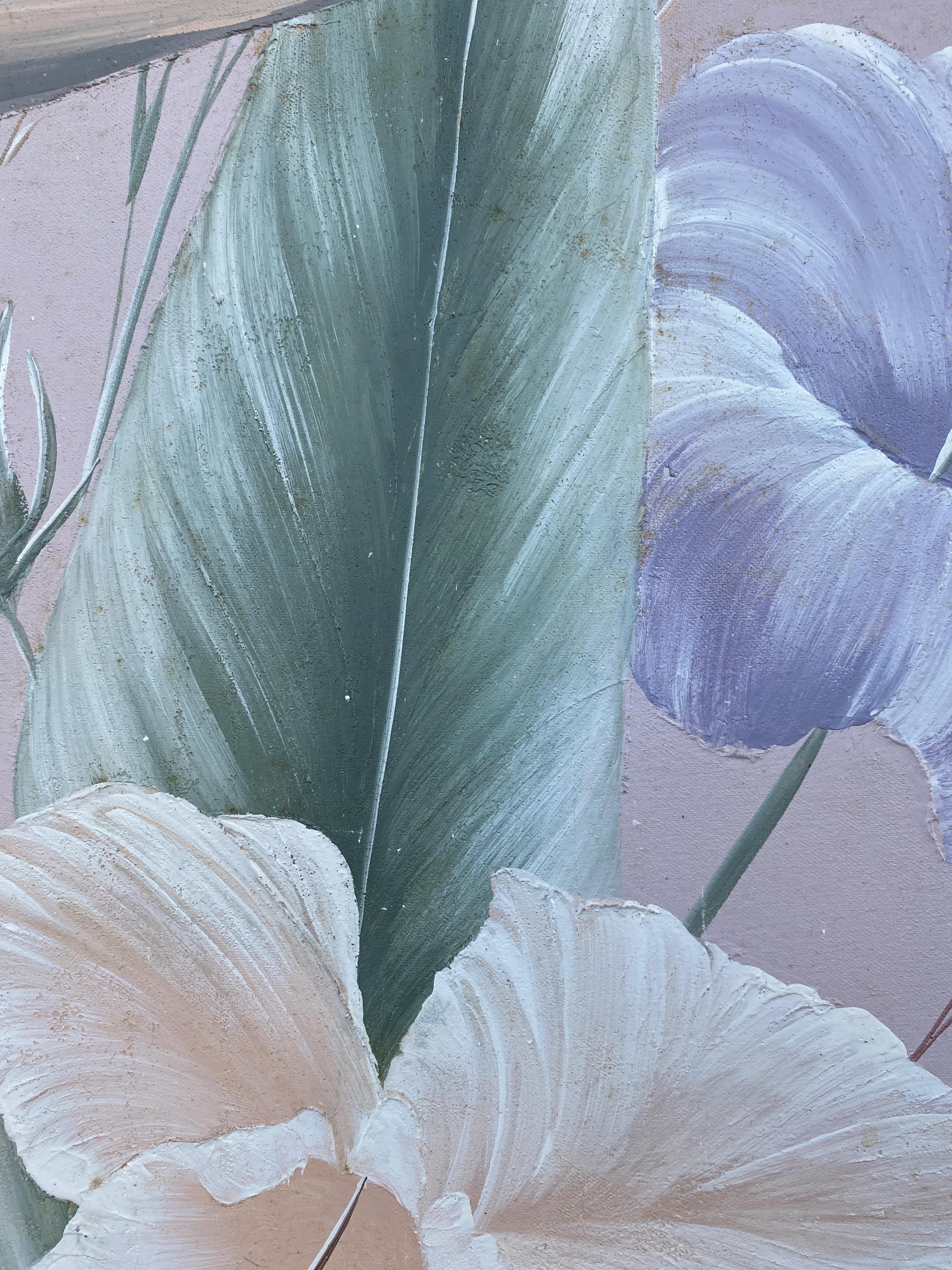 Floral Garden, Original Oil on Canvas - Image 18 of 21