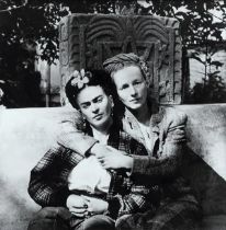 Diego Rivera - Frida Kahlo and Emmy Packard, 1941