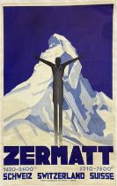 Zermatt Swiss Poster