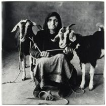 Irving Penn - Old Woman with Goats