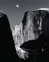 Ansel Adams - Moon and Half Dome, 1960