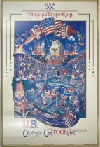 Melanie Taylor Kent - US Olympic Centoonial Signed Poster
