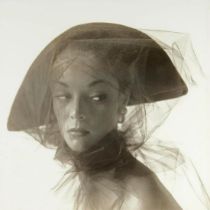 Irving Penn - Girl in Veiled Hat, 1949