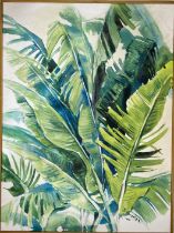 Suren Nersisyan - Pair of Giclee on Canvas Prints, Island Plants