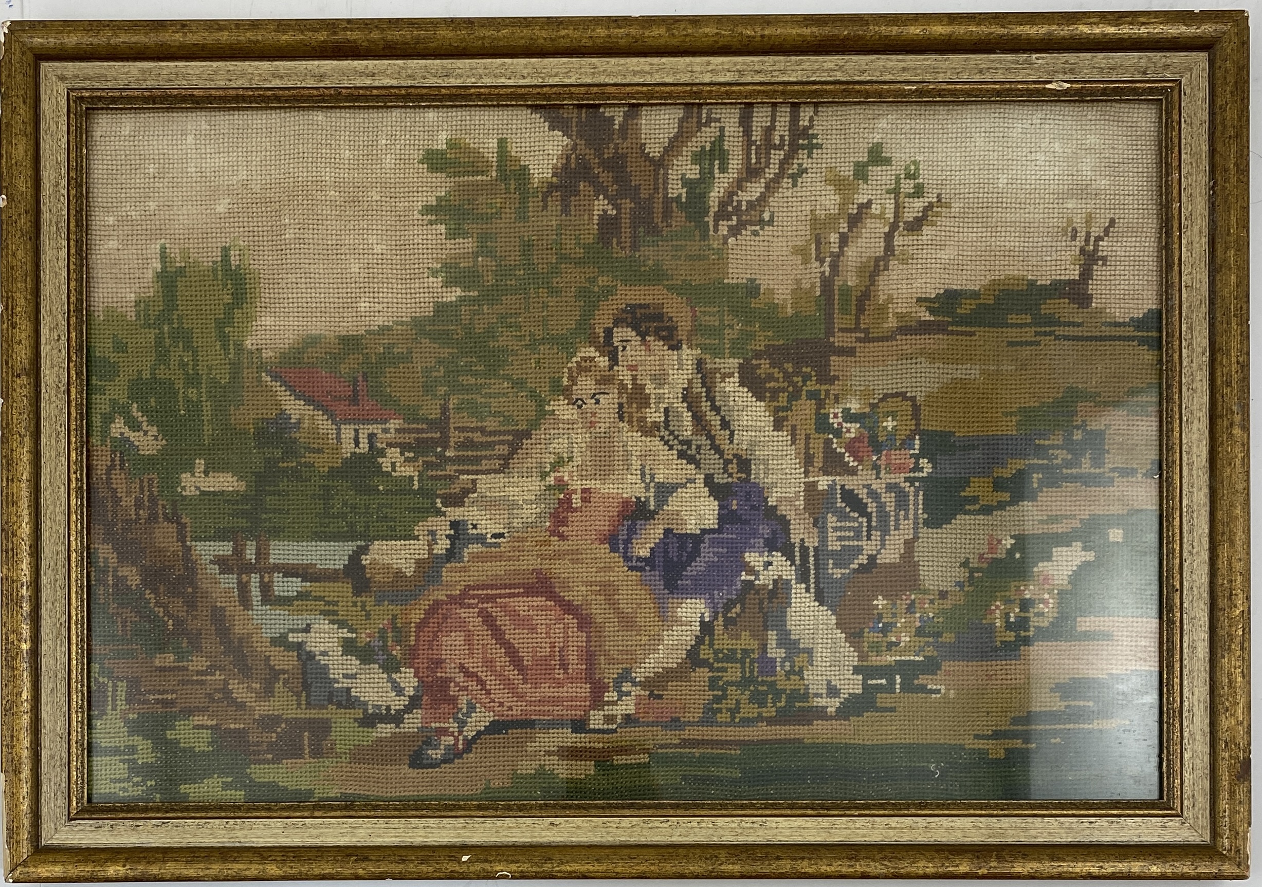 Vintage Victorian - Two Lovers, Textile