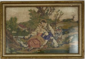 Vintage Victorian - Two Lovers, Textile