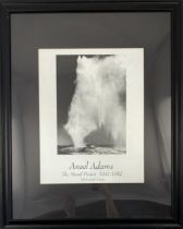 Ansel Adams - Old Faithful Geyser, Print