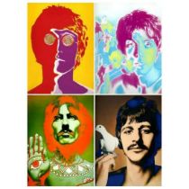 Richard Avedon - Set of 4 Limited Prints, The Beatles