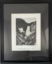 Ansel Adams - Yellowstone Falls, Poster