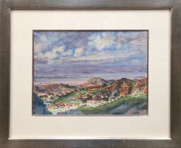 Weiser, Paul (1877 Erdmannsdorf- 1967 Gera) "Rio de Janeiro", Aquarell, monogr. u.r. und betitelt,