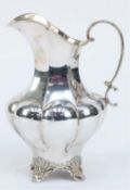 Milchkännchen, Schweden 1917, Silber, punziert, 221 g, godroniert, H. 16 cm