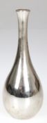 Solifleur-Vase, versilbert, gebauchter Korpus, H. 15,5 cm