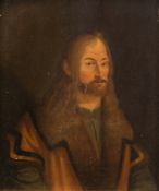 Maler 18. Jh. "Porträt eines jungen Gelehrten", Öl/ Holz, min. Farbverluste, unsign., 20x16,5 cm, R
