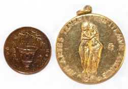 2 Medaillen um 1900