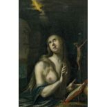 ITALIEN (?). Die büßende Maria Magdalena. Öl auf Holz.