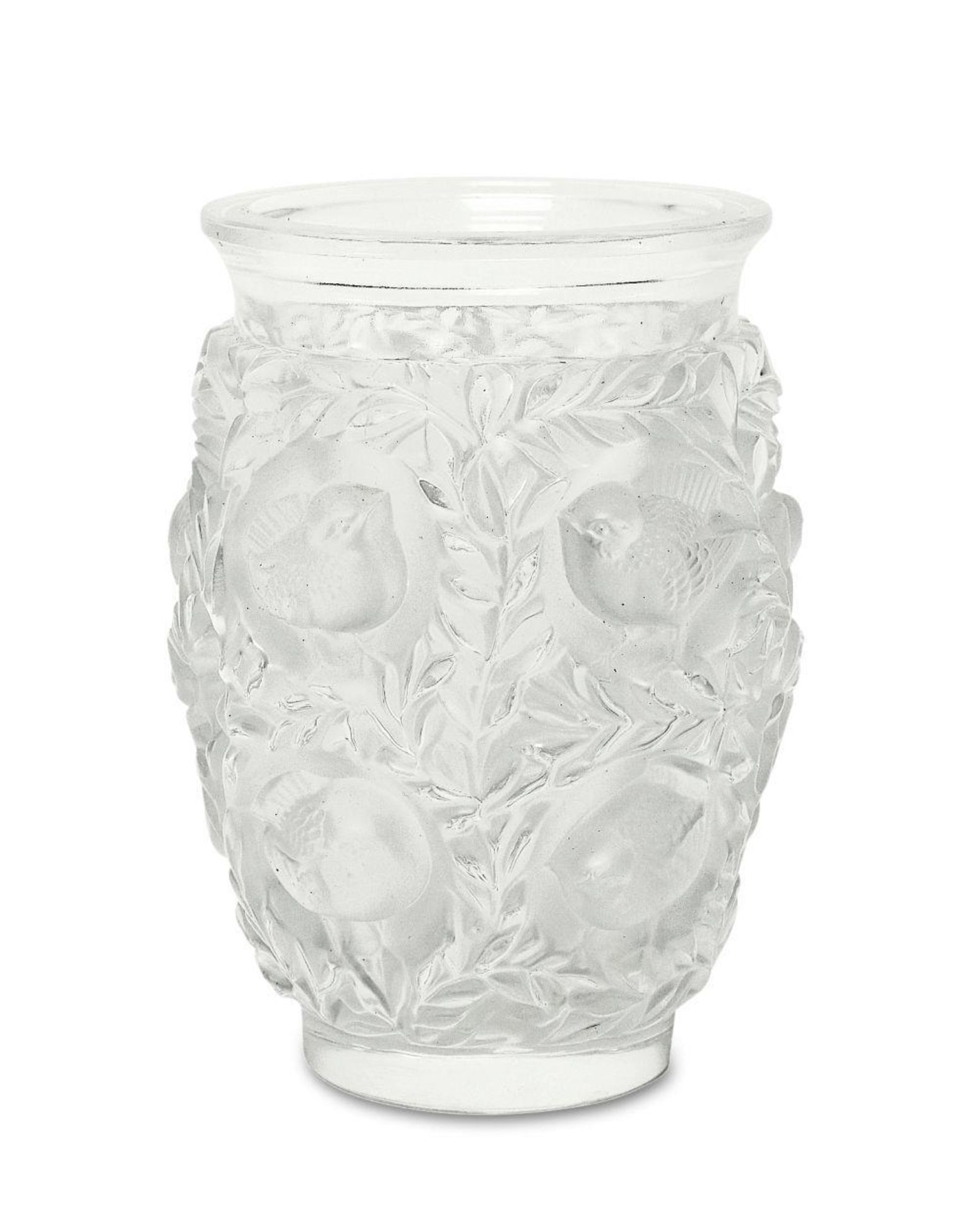 Vase "Bagatelle". René Lalique, Wingen-sur-Moder, Entwurf 1939, spätere Ausführung | Farbloses Gl...