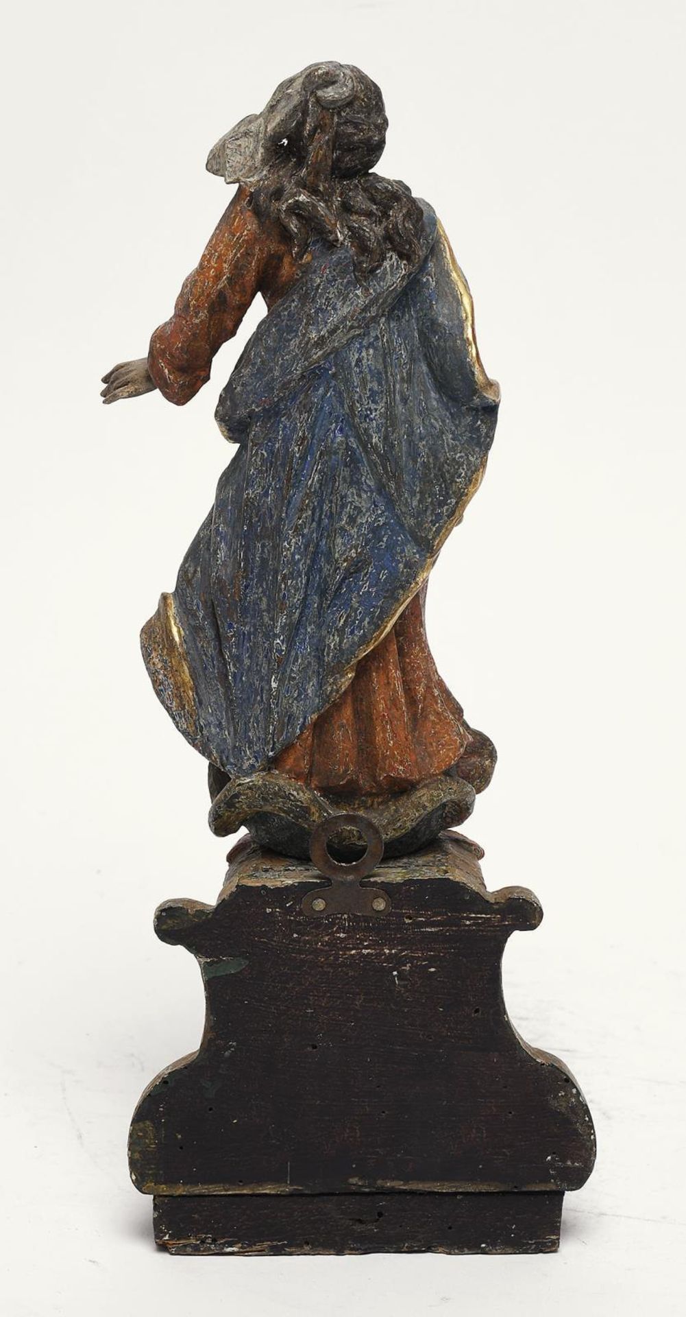 Maria Immaculata. Süddeutschland, 18. Jh. | Holz, geschnitzt. Farb- und Goldfassung. - Image 2 of 2