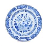 Platte. China, Qing | Porzellan, Blaudekor.