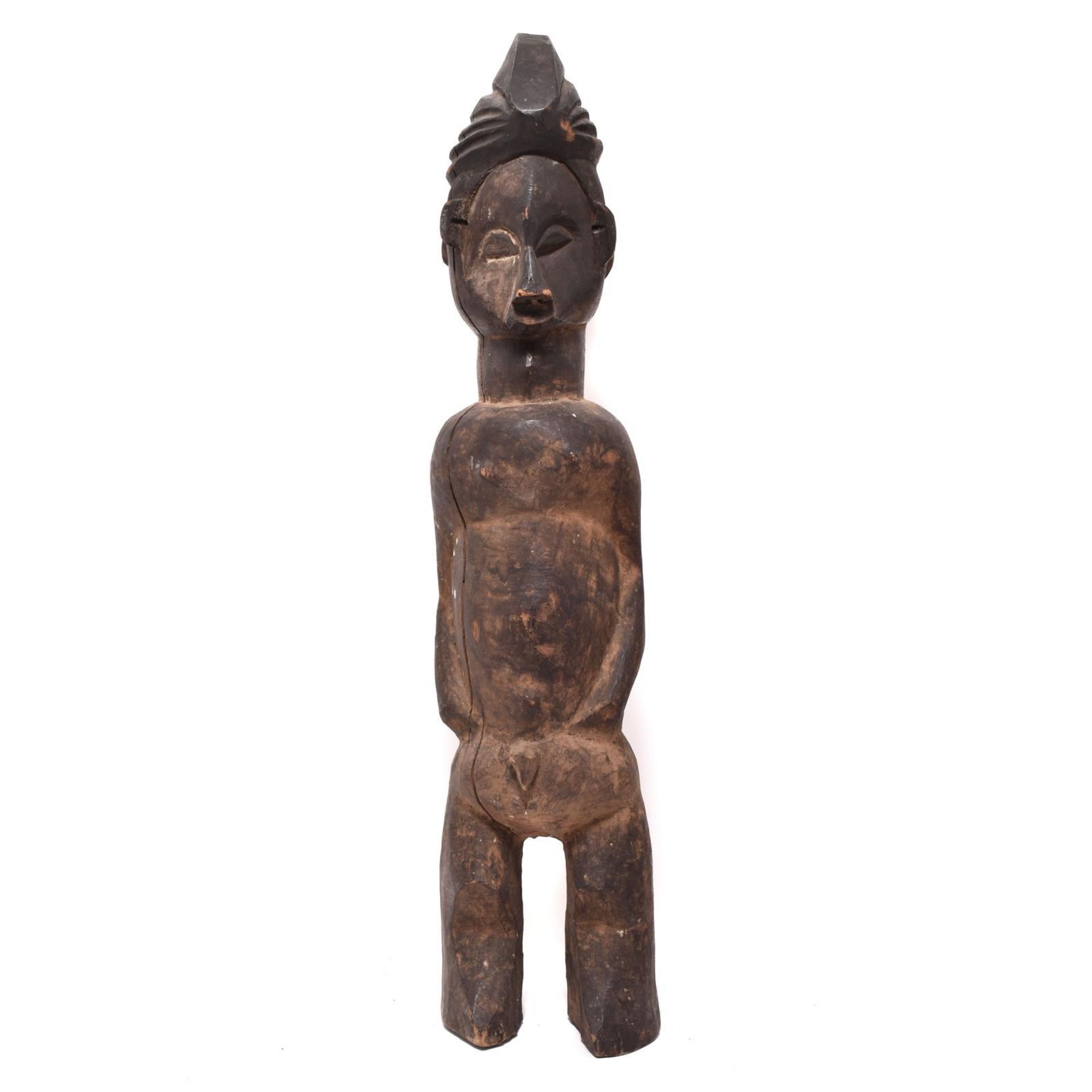Janus-Figur. Lobi, Burkina Faso (wohl) | Holz, geschnitzt.