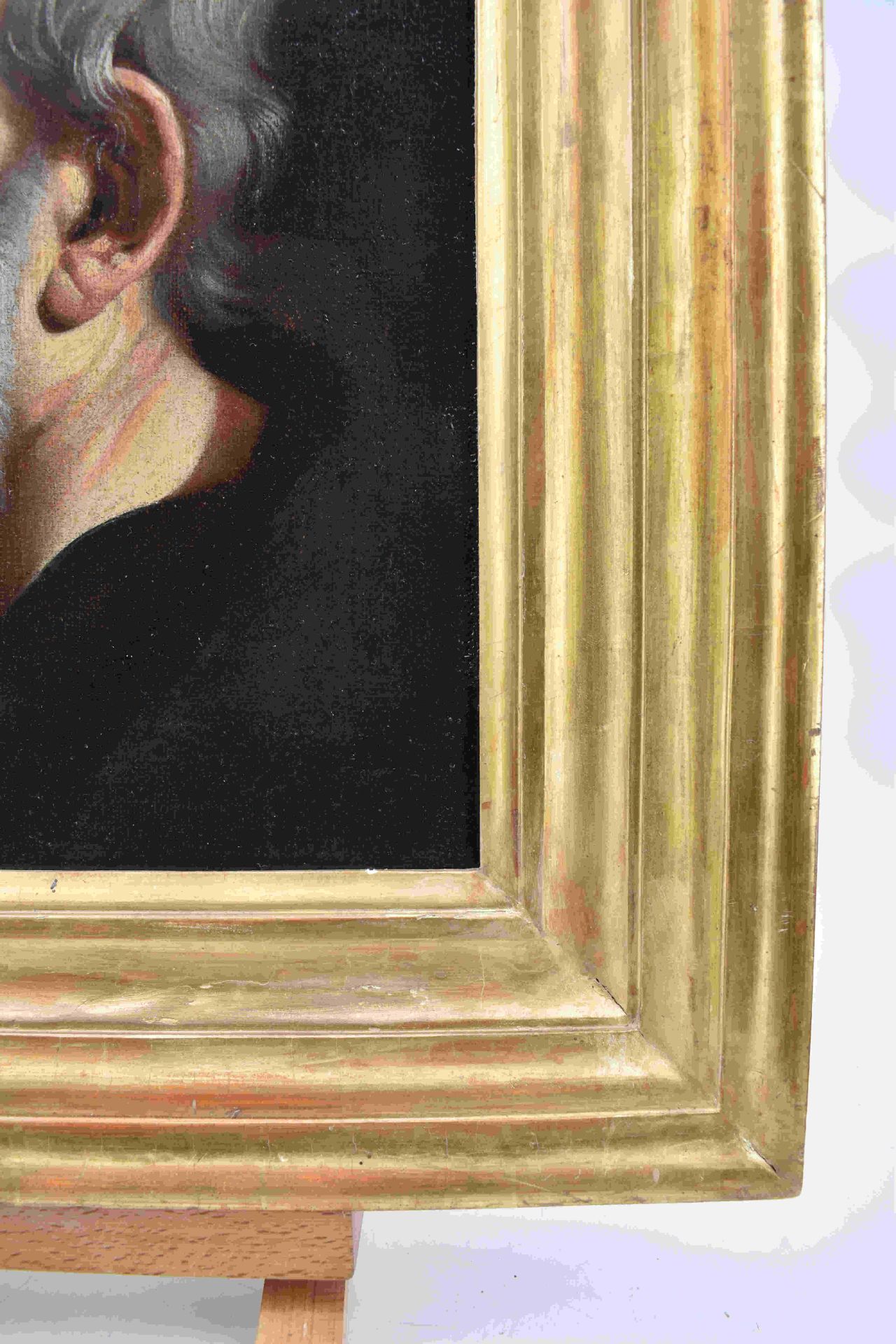 Büste eines bärtigen Mannes, Neapolitanischer Maler, 2. H. 17. Jh. - Bild 4 aus 26