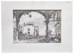 Canal, Giovanni Antonio, gen. Canaletto: Il portico con la lanterna