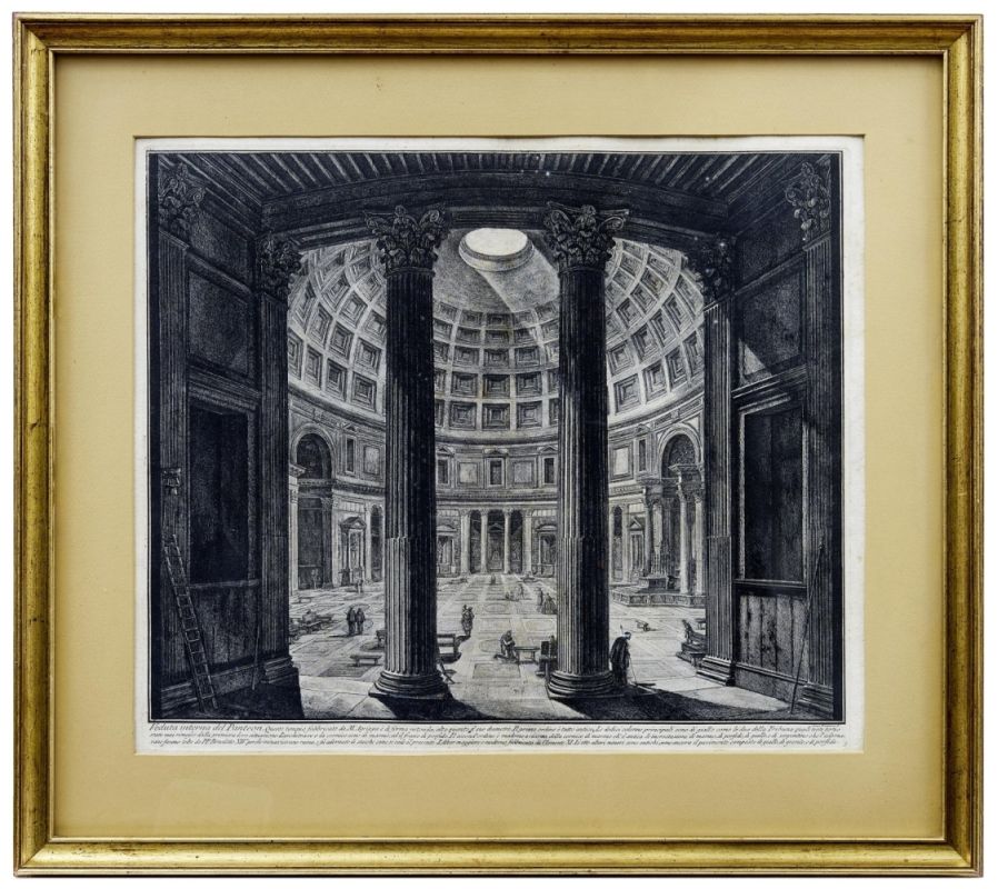 Piranesi, Giovanni Battista: "Veduta interna del Panteon"