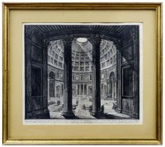 Piranesi, Giovanni Battista: "Veduta interna del Panteon"