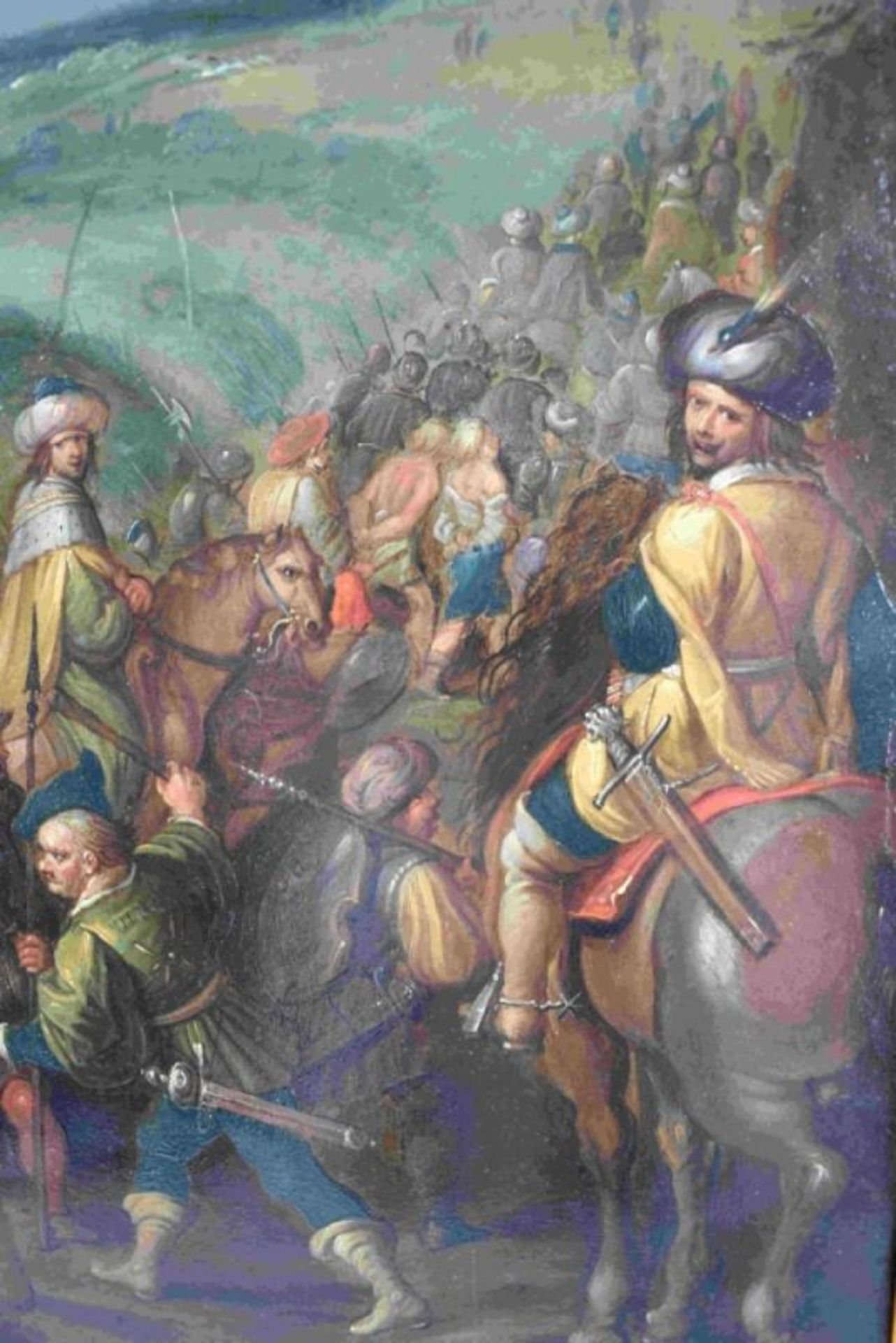 Francken, Frans II. (Attrib.) od. Cornelis de Baiilleur: Christus fällt unter dem Kreuz - Bild 13 aus 20