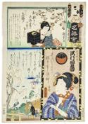Utagawa Kunisada (Toyokuni III.) u.a.: Der Schauspieler Sawamura Tanosuk