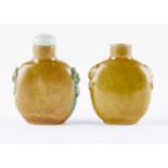 Zwei Snuff bottles, China, Qing-Dynastie