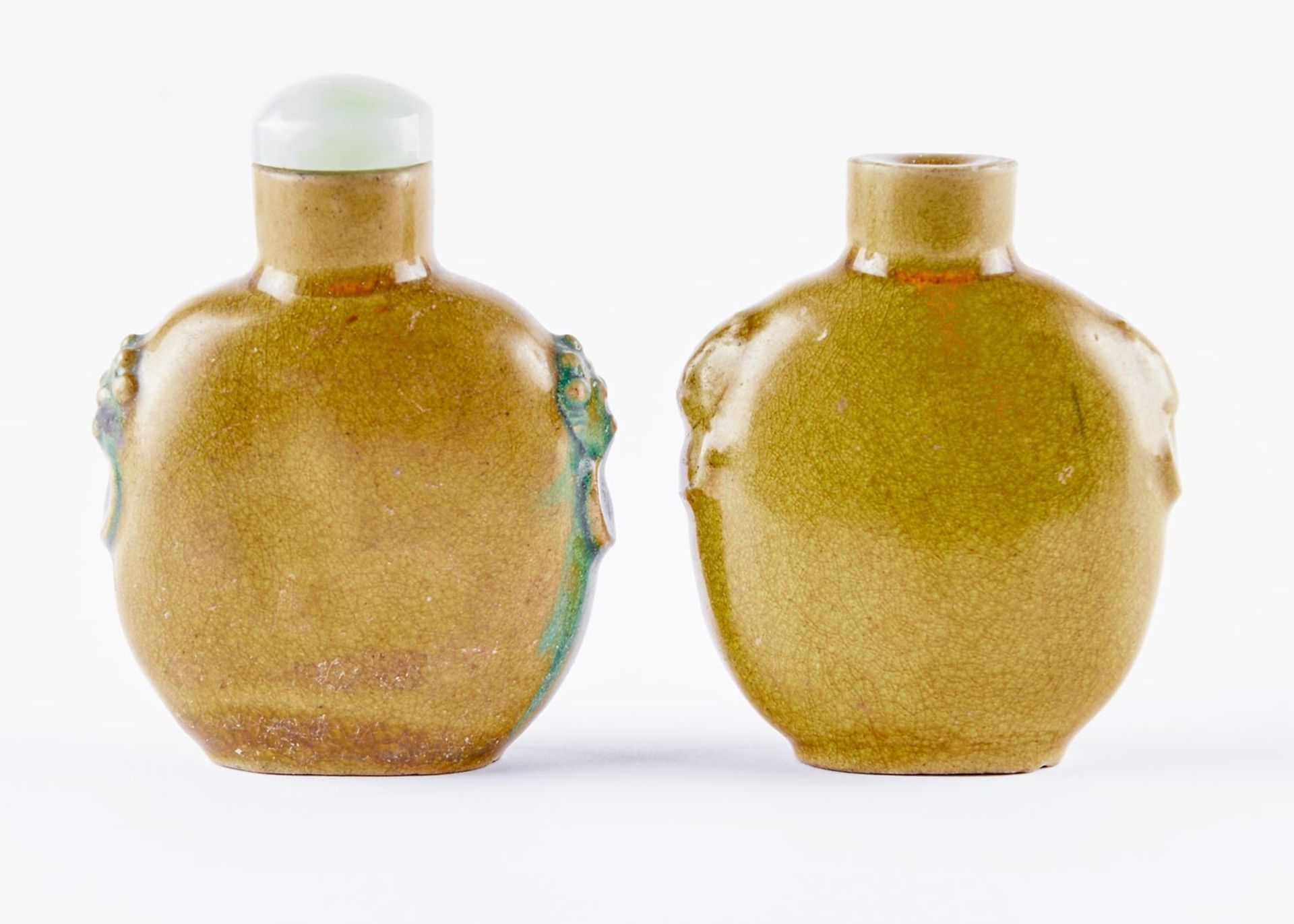 Zwei Snuff bottles, China, Qing-Dynastie