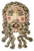 Theatermaske des Göttervaters Zeus, 18. Jh.