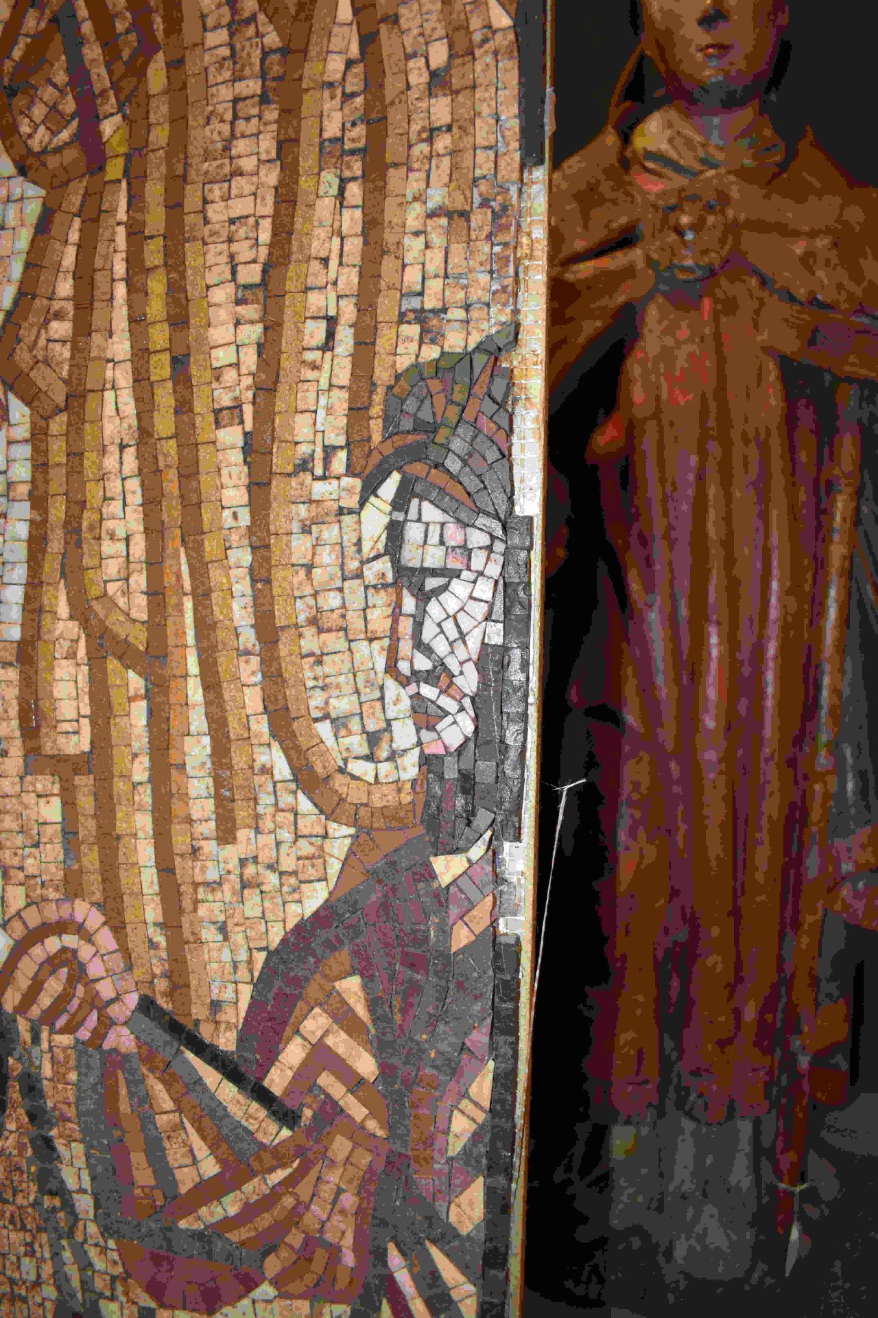 Großes Mosaik mit antiker Szene, 19. Jh. - Image 3 of 15