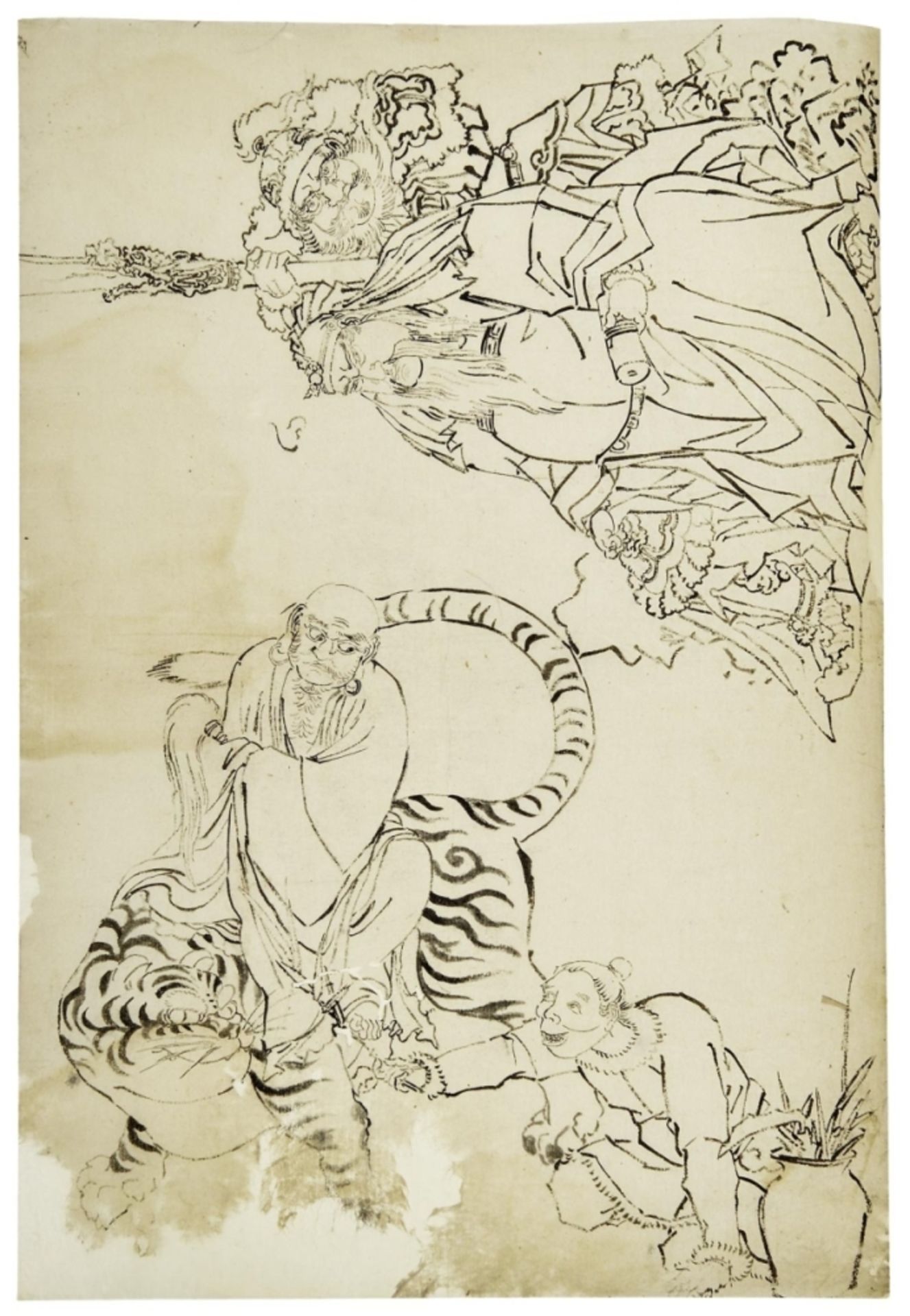 Utagawa Kunisada (Toyokuni III.) - Attrib., Figurenstudie