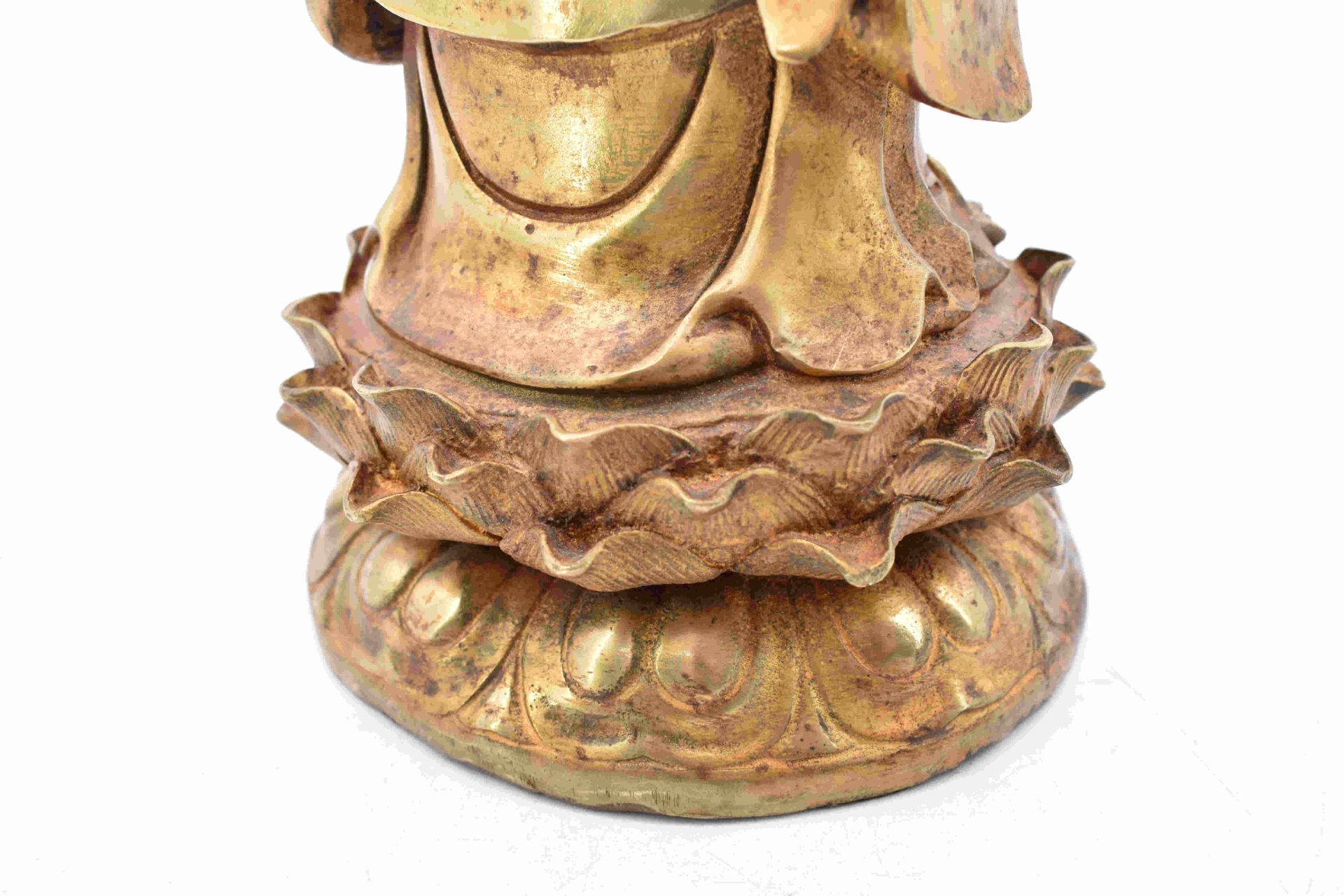 Figur des Bodhisattva Guanyin, China, 18./19. Jh. - Bild 7 aus 13