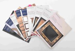 Sammlung von 9 Auktionskatalogen "Fine Frames", Bonhams, 2004 - 2006