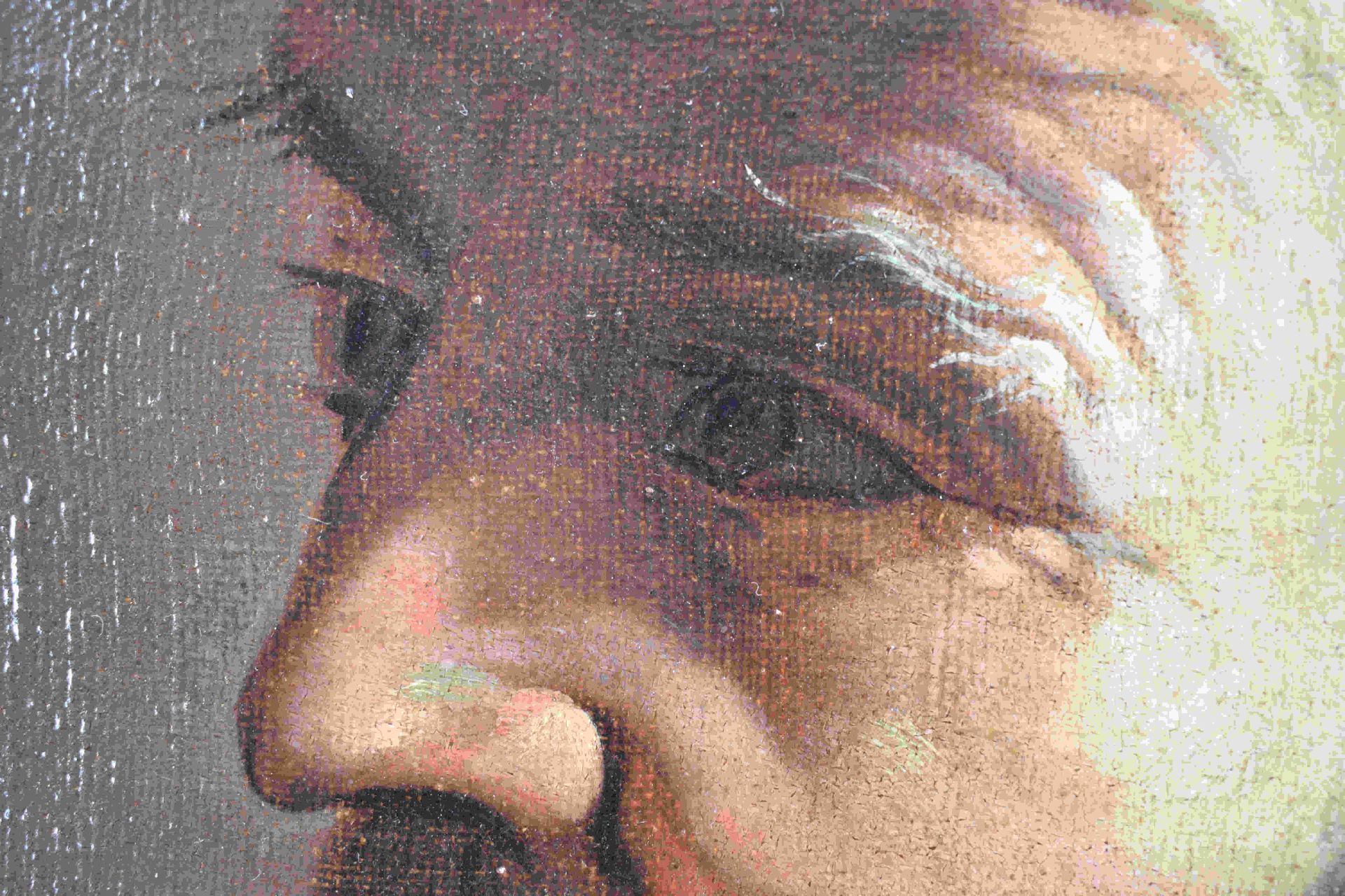 Büste eines bärtigen Mannes, Neapolitanischer Maler, 2. H. 17. Jh. - Bild 22 aus 26