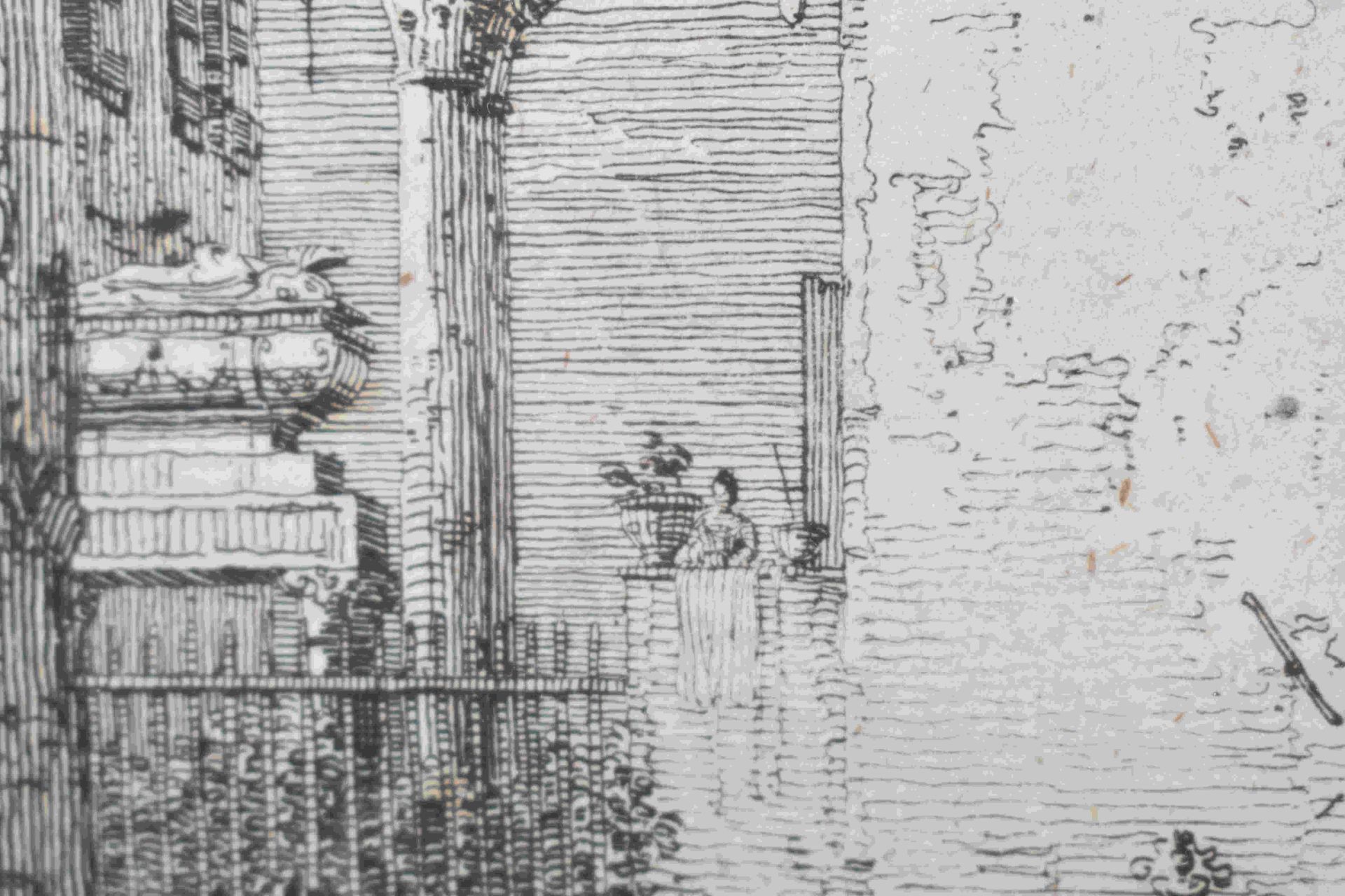 Canal, Giovanni Antonio, gen. Canaletto: Il portico con la lanterna - Image 17 of 24