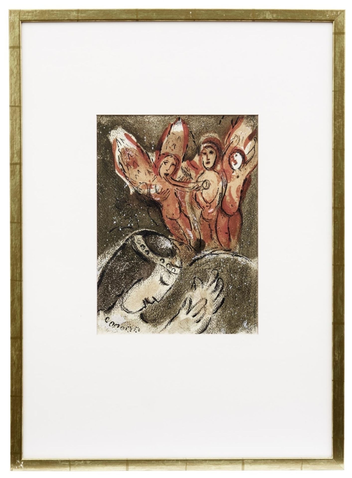 Chagall, Marc: Drei Illustrationen aus "Dessin pour la Bible" - Bild 5 aus 5