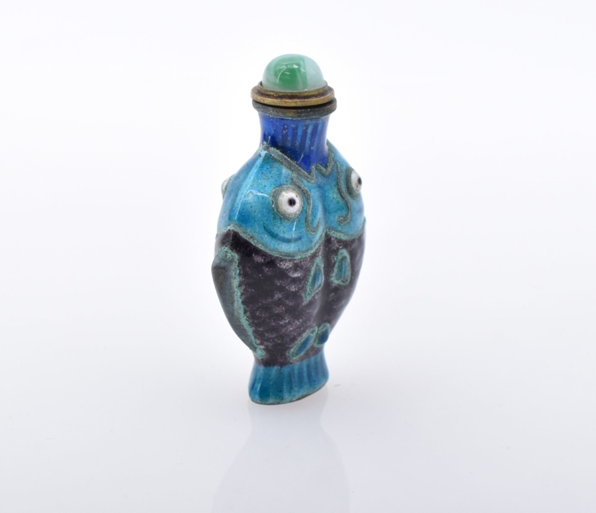 Snuff bottle mit Doppelfisch, China, Qing-Dynastie - Bild 3 aus 4